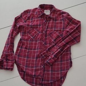 Pink flannel top